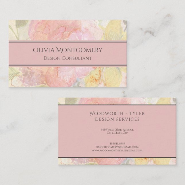 Tarjeta de visita profesional de diseño moderno (Anverso / Reverso)