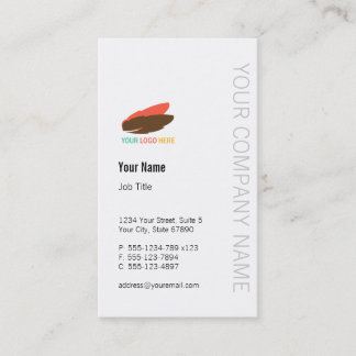 Tarjeta De Visita Profesional de encargo moderno del logotipo