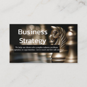 Tarjeta De Visita Profesional de estrategia
