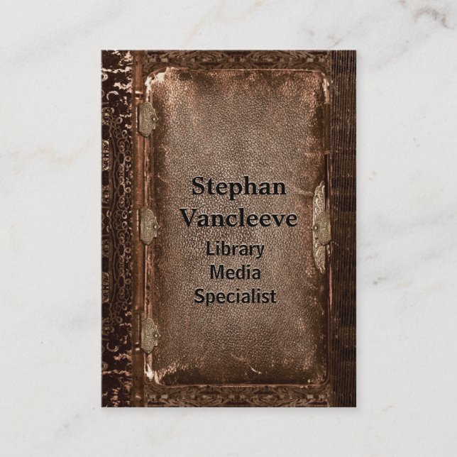 Tarjeta de visita profesional de Harrowleathe (Anverso)