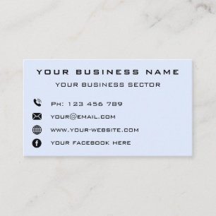 Tarjeta De Visita Profesional de información de contacto del logotip