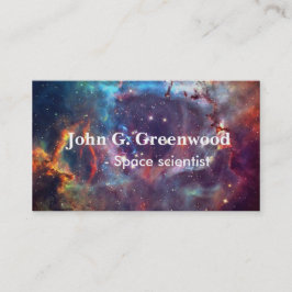 Tarjeta De Visita Profesional de la astronomía y la ciencia espacial
