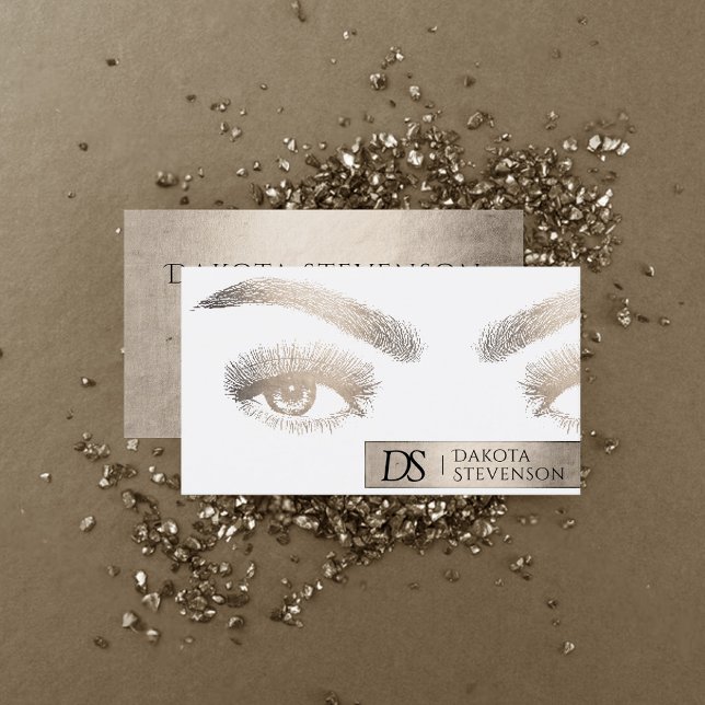 Tarjeta De Visita Profesional de la belleza de los artistas de maqui (Subido por el creador)