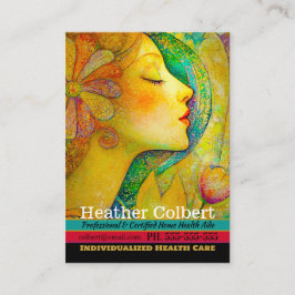 Tarjeta De Visita Profesional de la comodidad del Cuidador