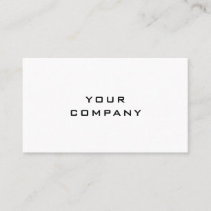 Tarjeta De Visita Profesional de la empresa de negocios Simple y Per