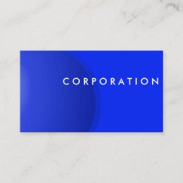 Tarjeta De Visita Profesional de la esfera azul