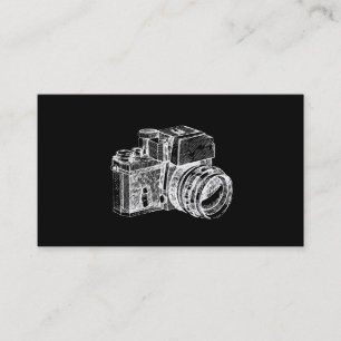 Tarjeta de visita profesional de la fotografía de