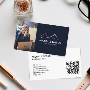 Tarjeta De Visita Profesional de la Marina Inmobiliaria Realtor Foto