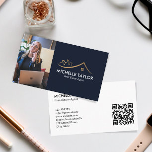 Tarjeta De Visita Profesional de la Marina Inmobiliaria Realtor Foto