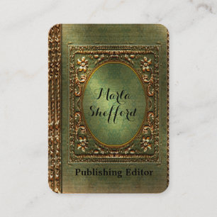 Tarjeta de visita profesional de los escritores de