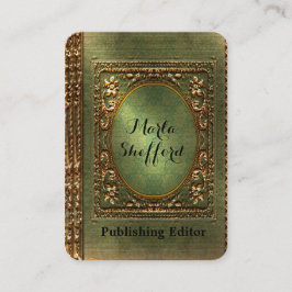 Tarjeta de visita profesional de los escritores de