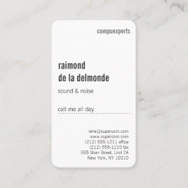 Tarjeta De Visita Profesional, de lujo