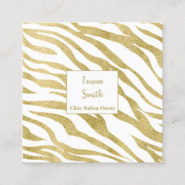 Tarjeta de visita profesional de lujo Beauty