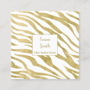 Tarjeta de visita profesional de lujo Beauty