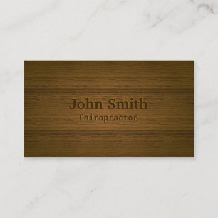 Tarjeta De Visita Profesional de madera elegante del fondo del