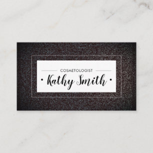 Tarjeta De Visita Profesional de Moda elegante