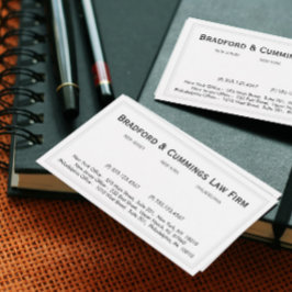 Tarjeta De Visita Profesional de oficinas corporativas tradicionales