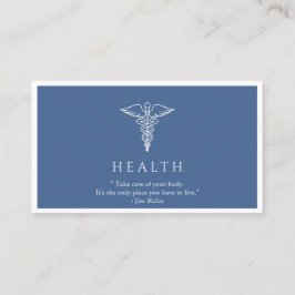 Tarjeta De Visita Profesional de personalizable Blue Healthcare