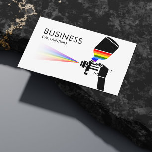Tarjeta De Visita Profesional de pintura automática de pintura de tr