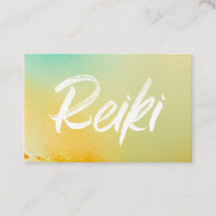 Tarjeta De Visita *~*Profesional de Reiki Maestría en Reiki de Ener