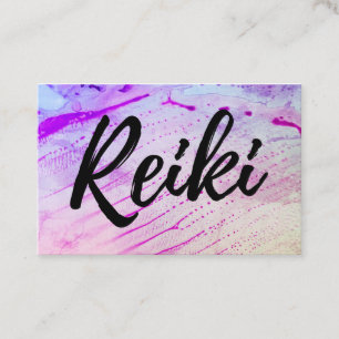 Tarjeta De Visita *~* Profesional de Reiki Maestro de Reiki Sanador 
