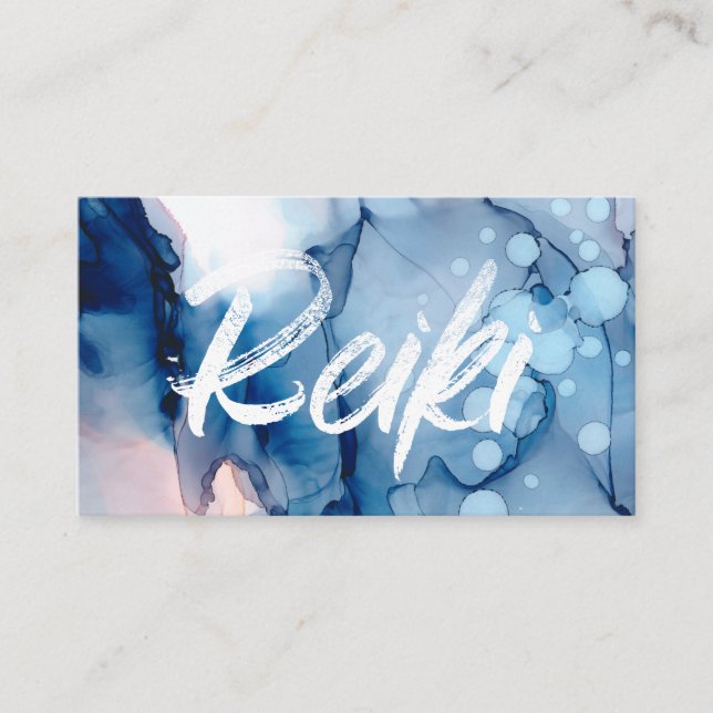 Tarjeta De Visita *~* Profesional de Reiki o Master Energy Healer (Anverso)