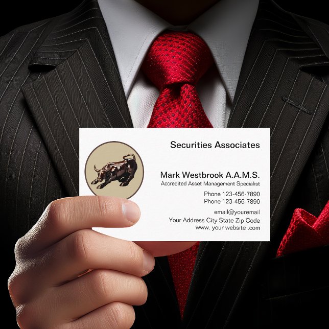 Tarjeta De Visita Profesional de Servicios de Asesoramiento Financie (Subido por el creador)