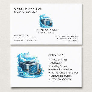 Tarjeta De Visita Profesional de Servicios de CVC