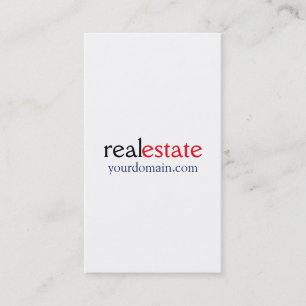 Tarjeta De Visita Profesional de Smart White Real Estate