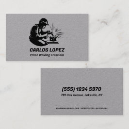 Tarjeta De Visita Profesional de soldadura