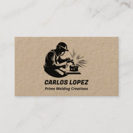 Tarjeta De Visita Profesional de soldadura