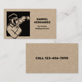Tarjeta De Visita Profesional de soldadura