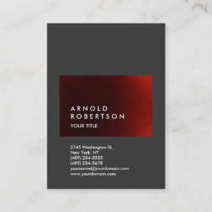 Tarjeta de visita profesional de texto para Person
