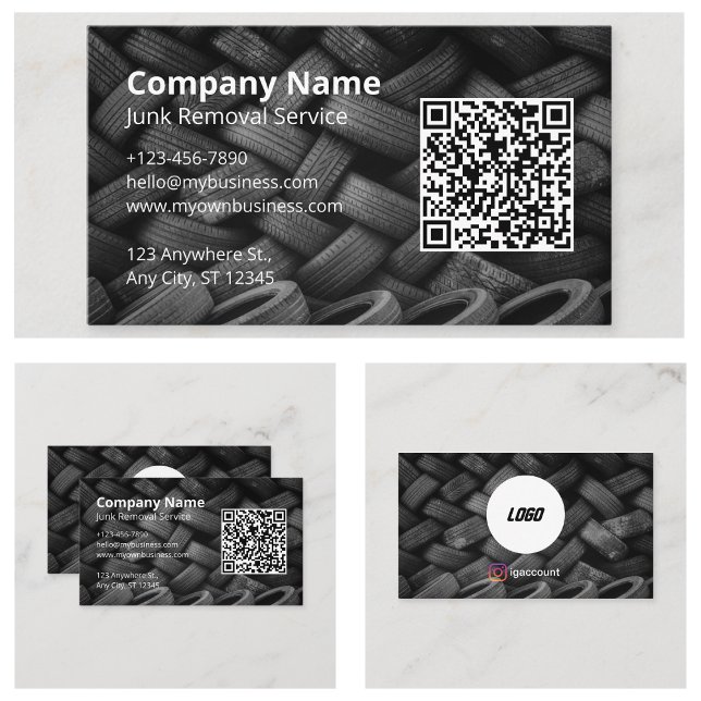 Tarjeta De Visita Profesional de transporte (Hauling Professional Business Card
)