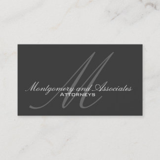 Tarjeta de visita profesional del abogado del