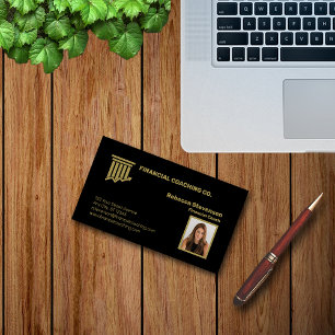 Tarjeta De Visita Profesional del Coach Financiero