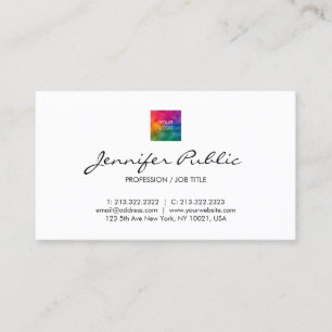 Tarjeta De Visita Profesional del logotipo de su empresa