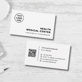 Tarjeta De Visita Profesional del Médico de la Clínica Médica