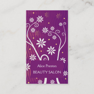 Tarjeta De Visita Profesional del SALÓN de BELLEZA el