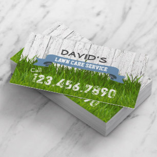 Tarjeta De Visita Profesional del servicio de cuidado y paisajismo d