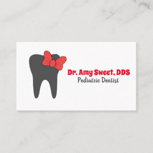 Tarjeta de visita profesional dental