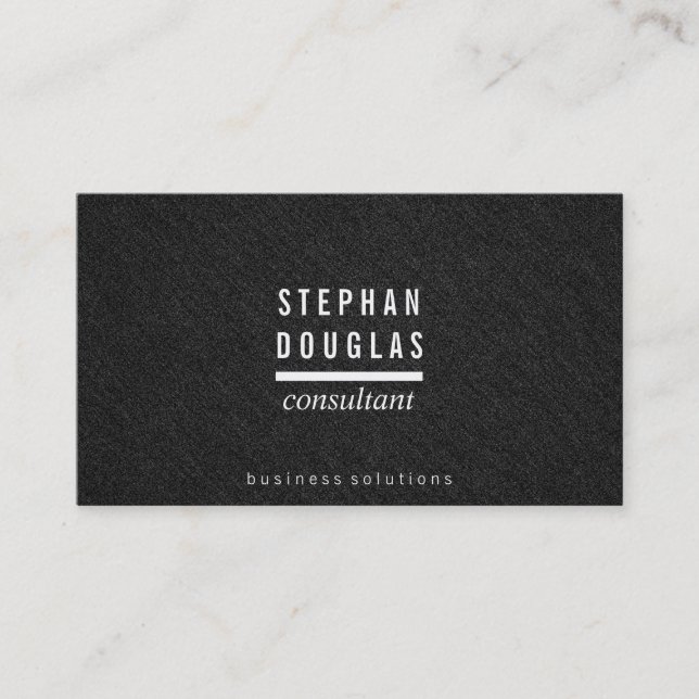 Tarjeta De Visita Profesional | Elegante (Anverso)