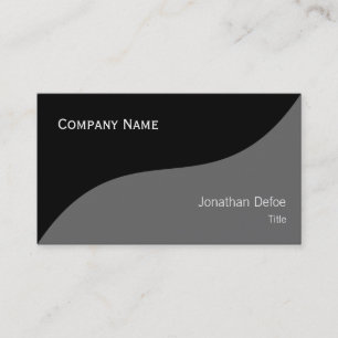 Tarjeta de visita profesional elegante con clase