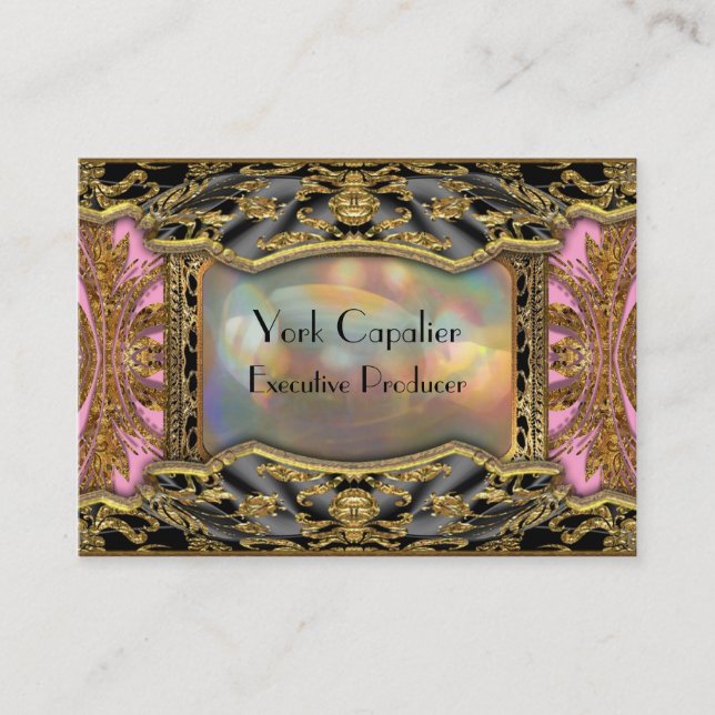 Tarjeta de visita profesional elegante de (Anverso)