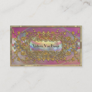 Tarjeta De Visita Profesional elegante de Adlamchelle Vivian