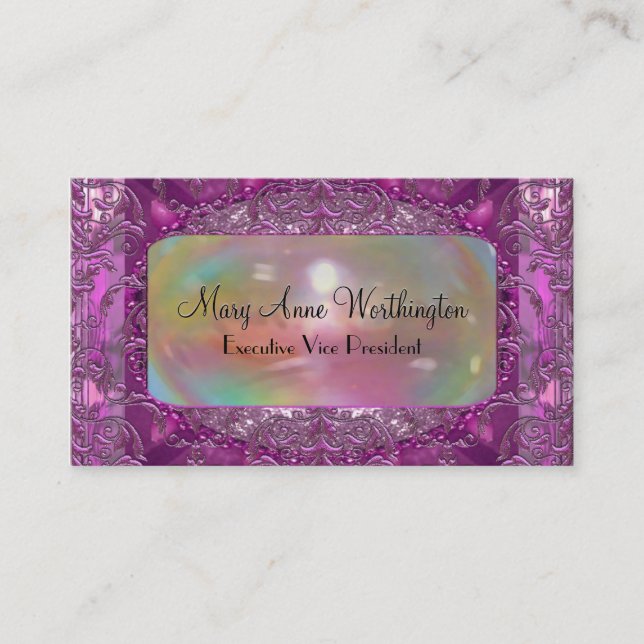 Tarjeta De Visita Profesional elegante de Bigsbey (Anverso)