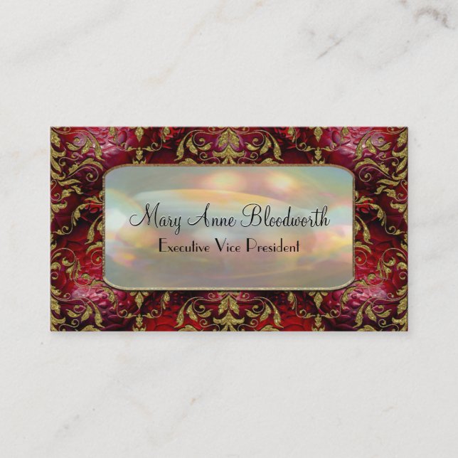 Tarjeta De Visita Profesional elegante de Delachilds (Anverso)