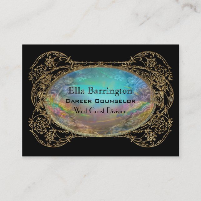 Tarjeta De Visita Profesional elegante de Jenuplaythe Royale (Anverso)