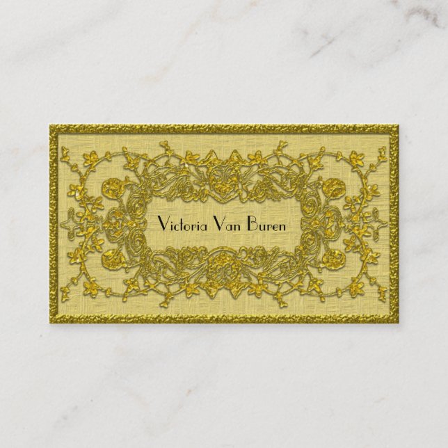 Tarjeta De Visita Profesional elegante de la caída de Adlamchelle (Anverso)