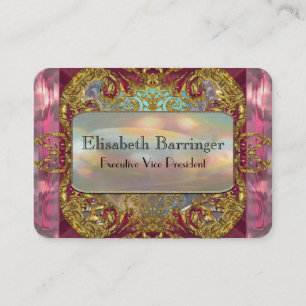 Tarjeta De Visita Profesional elegante de la dicha 3,5 de Barringer